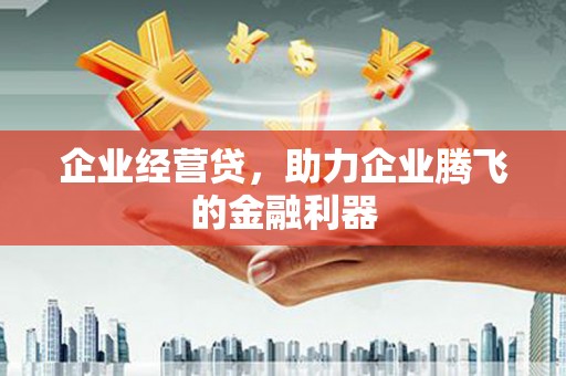 海曙企业经营贷，助力企业腾飞的金融利器