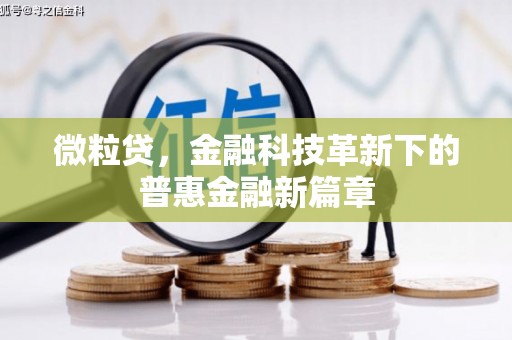 海曙微粒贷，金融科技革新下的普惠金融新篇章