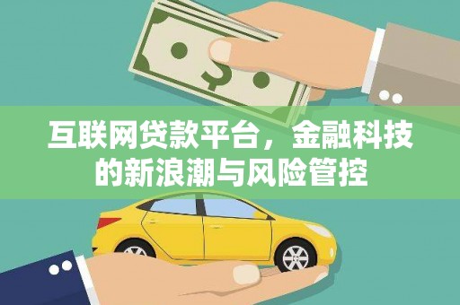 海曙互联网贷款平台，金融科技的新浪潮与风险管控