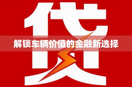 海曙解锁车辆价值的金融新选择